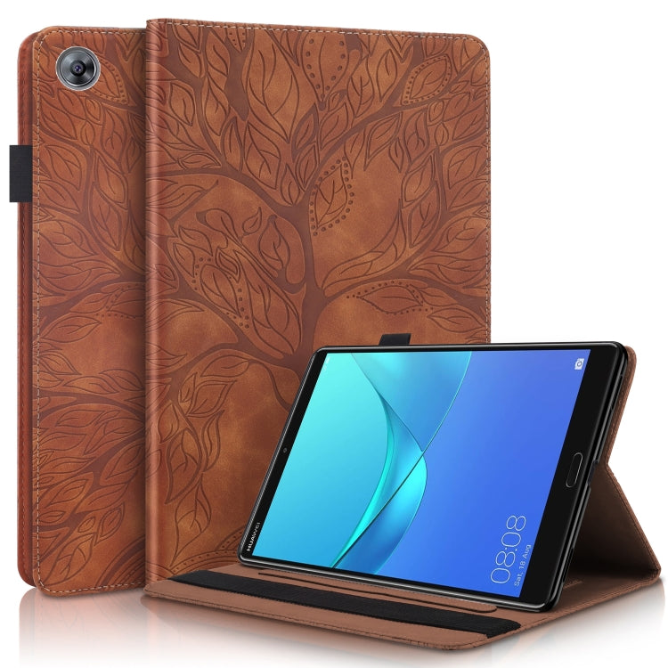Custodia in pelle orizzontale per Huawei MediaPad M5 e MatePad