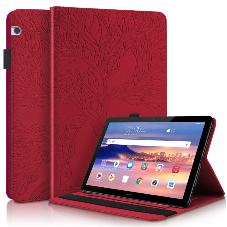 Custodia in pelle orizzontale per Huawei MediaPad M5 e MatePad