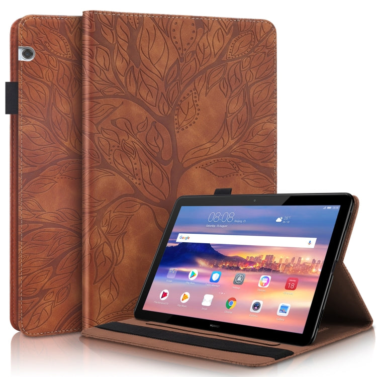 Custodia in pelle orizzontale per Huawei MediaPad M5 e MatePad