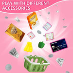 Set da gioco per bambini con registratore di cassa e calcolatrice vera.