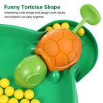 Interazione genitore-figlio: le tartarughe mangiano fagioli. Giochi competitivi da tavolo. Giocattolo educativo antistress.