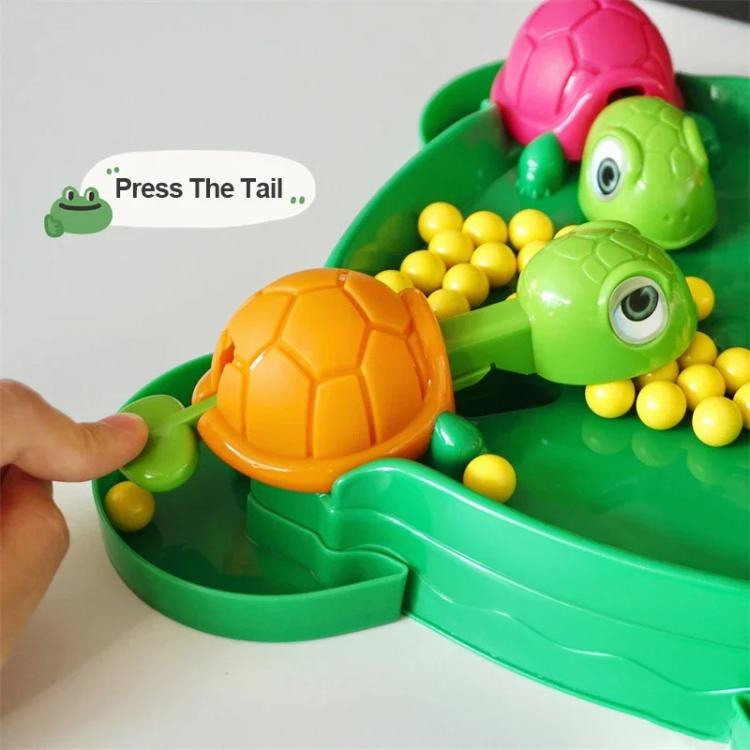 Interazione genitore-figlio: le tartarughe mangiano fagioli. Giochi competitivi da tavolo. Giocattolo educativo antistress.