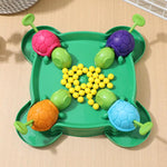 Interazione genitore-figlio: le tartarughe mangiano fagioli. Giochi competitivi da tavolo. Giocattolo educativo antistress.