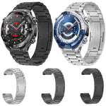 Cinturino per orologio in acciaio inossidabile con chiusura pieghevole a tre perline, For Huawei Watch Ultimate 2