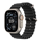 Cinturino per orologio in fluoroelastomero tinta unita color oceano, For Apple Watch 42mm / 41mm / 40mm / 38mm