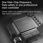 THERMALRIGHT HR-EB109 Box esterno per SSD M.2 NVMe/SATA a doppio protocollo con cavo da USB a Type-C e cavo da Type-C a Type-C., EB109 Dual Protocol Dual Cable