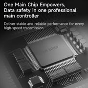 THERMALRIGHT HR-EB109 Box esterno per SSD M.2 NVMe/SATA a doppio protocollo con cavo da USB a Type-C e cavo da Type-C a Type-C., EB109 Dual Protocol Dual Cable