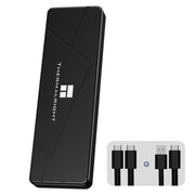 THERMALRIGHT HR-EB115 Box esterno per SSD M.2 NVMe/SATA a doppio protocollo con cavo da USB a Type-C e cavo da Type-C a Type-C., EB115 Dual Protocol Dual Cable
