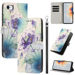 Custodia per telefono in ecopelle con motivo dipinto e cinturino, For iPhone 14 Pro Max, For iPhone 6 / 7 / 8, For iPhone 13 Pro Max