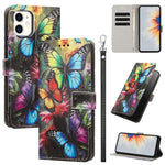 Custodia per telefono in ecopelle con motivo dipinto e cinturino, For iPhone 12 Pro Max, For iPhone 11 Pro Max, For iPhone 11