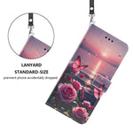 Custodia per telefono in ecopelle con motivo dipinto e cinturino, For iPhone 11 Pro, For iPhone X / XS, For iPhone XR