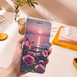 Custodia per telefono in ecopelle con motivo dipinto e cinturino, For iPhone 11 Pro, For iPhone X / XS, For iPhone XR