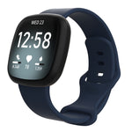 Per cinturino di ricambio in silicone Fitbit Versa 3 / Sense, misura: S, Size: S