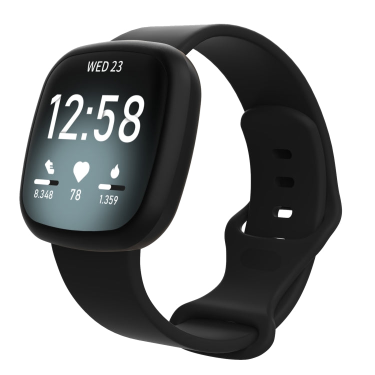 Per cinturino di ricambio in silicone Fitbit Versa 3 / Sense, misura: S, Size: S