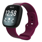 Per cinturino di ricambio in silicone Fitbit Versa 3 / Sense, misura: S, Size: S
