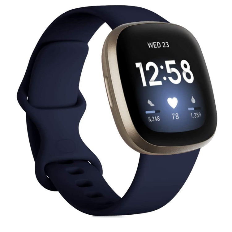 Per cinturino di ricambio in silicone Fitbit Versa 3 / Sense, misura: S, Size: S