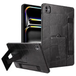 Cinturino da polso retrò in ecopelle con retro in pelle vegana e supporto per tablet., For iPad Air 13 2026 / 2025 / 2024, For iPad Air 2026 / 2025 / 2024, For iPad Pro 13 2025 / 2024, For iPad Pro 11 2025 / 2024