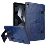 Cinturino da polso retrò in ecopelle con retro in pelle vegana e supporto per tablet., For iPad 2025 / 2022, For iPad mini 2024 / mini 6, For iPad 10.2 2021 / 10.5 2019, For iPad mini 5 / 4 / 3 / 2 / 1