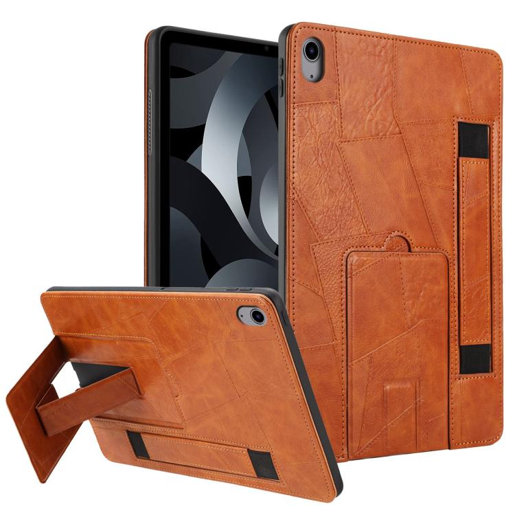 Cinturino da polso retrò in ecopelle con retro in pelle vegana e supporto per tablet., For iPad 2025 / 2022, For iPad mini 2024 / mini 6, For iPad 10.2 2021 / 10.5 2019, For iPad mini 5 / 4 / 3 / 2 / 1