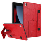 Cinturino da polso retrò in ecopelle con retro in pelle vegana e supporto per tablet., For iPad 2025 / 2022, For iPad mini 2024 / mini 6, For iPad 10.2 2021 / 10.5 2019, For iPad mini 5 / 4 / 3 / 2 / 1