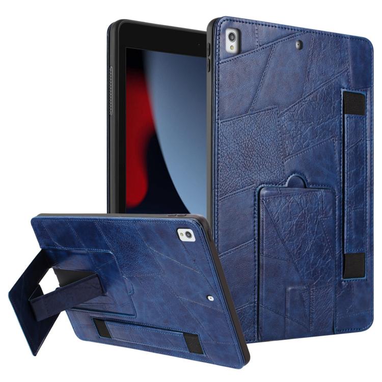 Cinturino da polso retrò in ecopelle con retro in pelle vegana e supporto per tablet., For iPad 2025 / 2022, For iPad mini 2024 / mini 6, For iPad 10.2 2021 / 10.5 2019, For iPad mini 5 / 4 / 3 / 2 / 1
