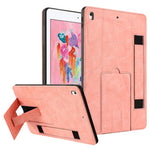 Cinturino da polso retrò in ecopelle con retro in pelle vegana e supporto per tablet., For iPad 9.7 2018 / 2017