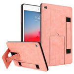 Cinturino da polso retrò in ecopelle con retro in pelle vegana e supporto per tablet., For iPad 2025 / 2022, For iPad mini 2024 / mini 6, For iPad 10.2 2021 / 10.5 2019, For iPad mini 5 / 4 / 3 / 2 / 1