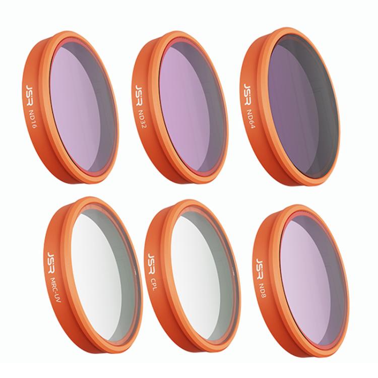 Filtro per obiettivo della fotocamera DJI Osmo Action 6 serie JSR KO, UV, CPL, ND8, ND16, ND32, ND64, ND8PL, ND16PL, ND32PL, ND64PL, STAR, NIGHT, Black Mist 1/4, 3 in 1 UV ND8/16, 4 in 1 ND8-64, 4 in 1 CPL ND8/16/32, 4 in 1 Black Mist CPL ND           ...