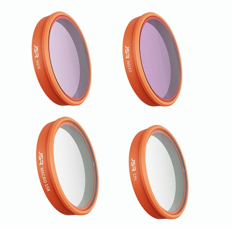 Filtro per obiettivo della fotocamera DJI Osmo Action 6 serie JSR KO, UV, CPL, ND8, ND16, ND32, ND64, ND8PL, ND16PL, ND32PL, ND64PL, STAR, NIGHT, Black Mist 1/4, 3 in 1 UV ND8/16, 4 in 1 ND8-64, 4 in 1 CPL ND8/16/32, 4 in 1 Black Mist CPL ND           ...
