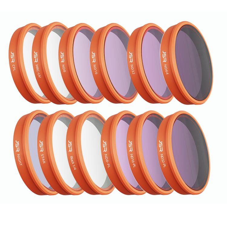 Filtro per obiettivo della fotocamera DJI Osmo Action 6 serie JSR KO, UV, CPL, ND8, ND16, ND32, ND64, ND8PL, ND16PL, ND32PL, ND64PL, STAR, NIGHT, Black Mist 1/4, 3 in 1 UV ND8/16, 4 in 1 ND8-64, 4 in 1 CPL ND8/16/32, 4 in 1 Black Mist CPL ND           ...