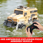 JJR/C Q241 Veicolo blindato anfibio a quattro ruote motrici, antideflagrante e impermeabile, telecomandato.