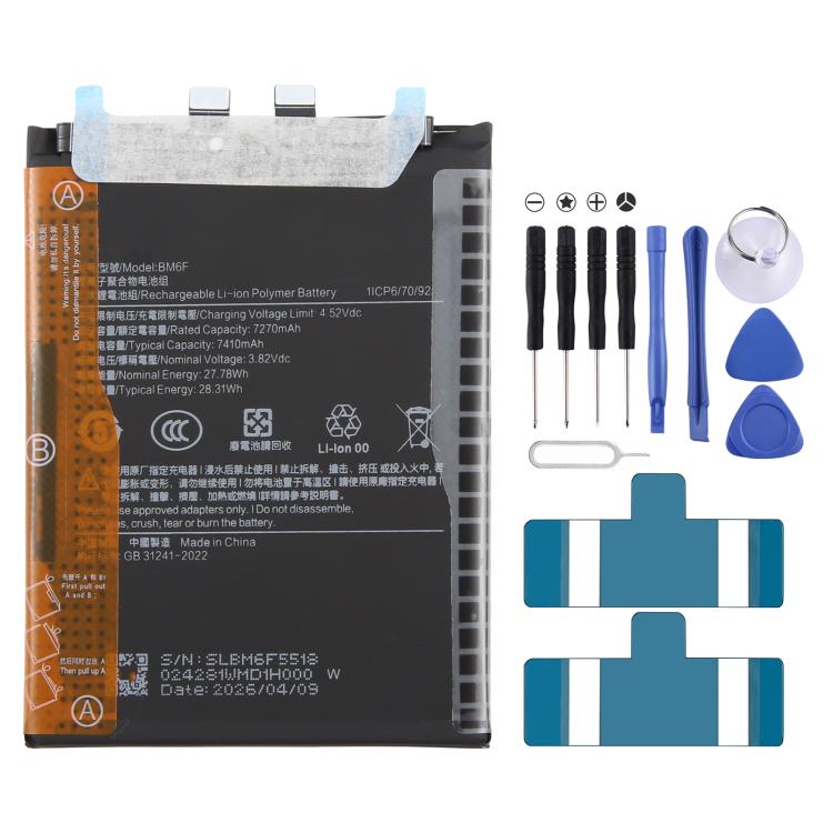 Batteriabatteriapila, For Redmi Note 15 5800mAh BN6C, For Redmi Note 15 Pro 5G 7000mAh BN71, For Redmi 15 4G/5G/Poco M7 4G 7000mAh BN70, For Redmi 15C 4G 2024 6000mAh BN68, For Redmi K80 Ultra 7410mAh BM6F, For Xiaomi 14 Ultra 2024 5300mAh BP51        ...