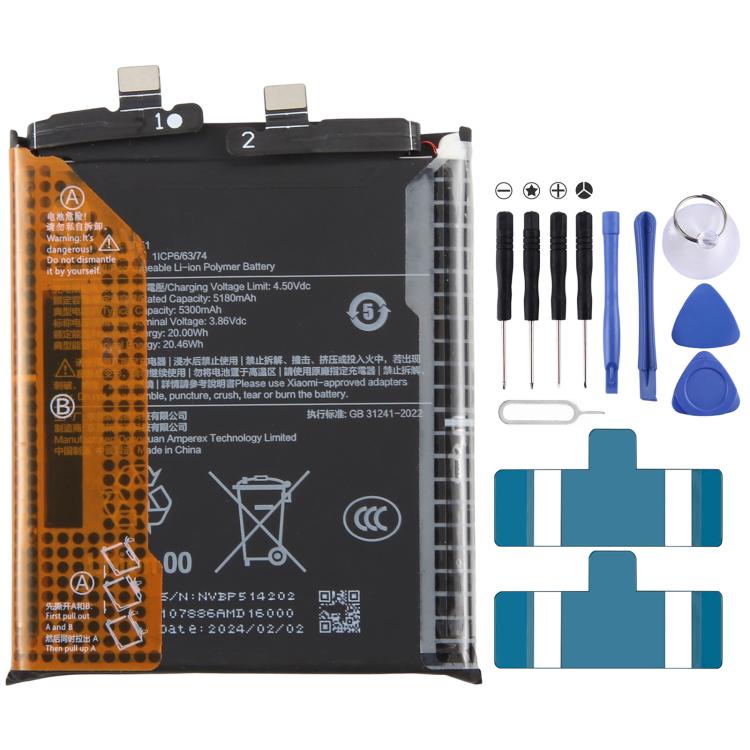 Batteriabatteriapila, For Redmi Note 15 5800mAh BN6C, For Redmi Note 15 Pro 5G 7000mAh BN71, For Redmi 15 4G/5G/Poco M7 4G 7000mAh BN70, For Redmi 15C 4G 2024 6000mAh BN68, For Redmi K80 Ultra 7410mAh BM6F, For Xiaomi 14 Ultra 2024 5300mAh BP51        ...