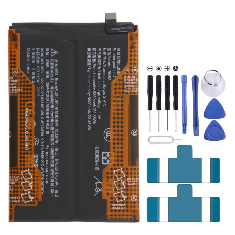 Batteriabatteriapila, For Redmi Note 15 5800mAh BN6C, For Redmi Note 15 Pro 5G 7000mAh BN71, For Redmi 15 4G/5G/Poco M7 4G 7000mAh BN70, For Redmi 15C 4G 2024 6000mAh BN68, For Redmi K80 Ultra 7410mAh BM6F, For Xiaomi 14 Ultra 2024 5300mAh BP51        ...