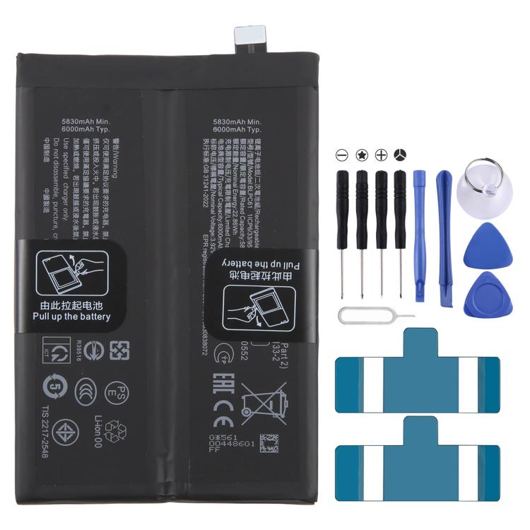 Batteriabatteriapila, For OPPO Reno14 F 5G CPH2743 6000mAh BLPC61, For OPPO Reno14 5840mAh BLPC29