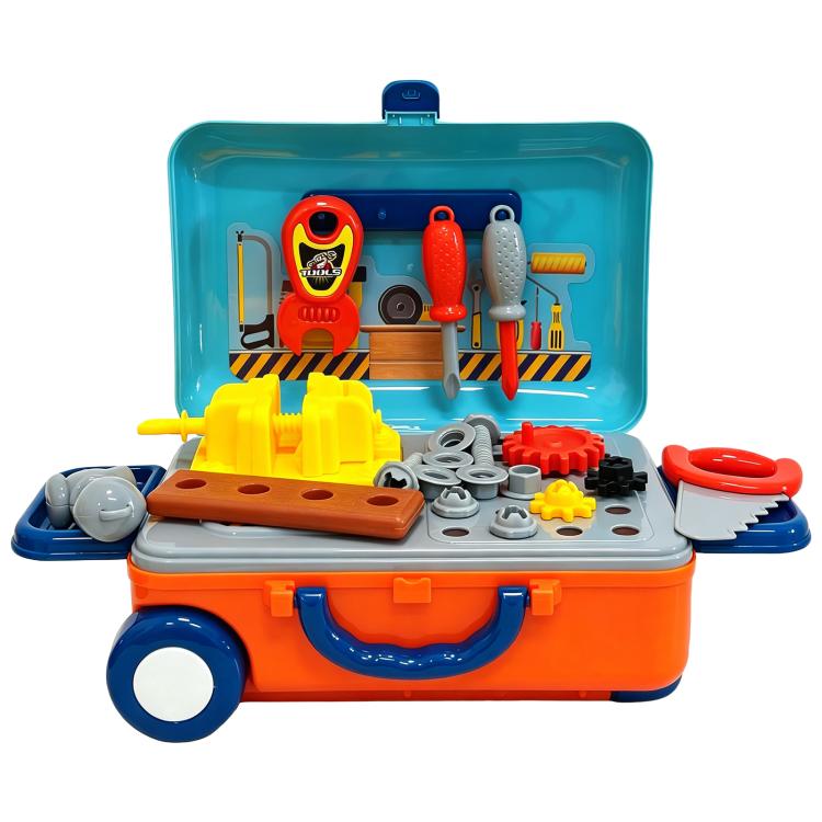 Scatola con asta di trazione in plastica per giochi di simulazione, Tools, Kitchen, Doctors, Beauty