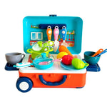 Scatola con asta di trazione in plastica per giochi di simulazione, Tools, Kitchen, Doctors, Beauty