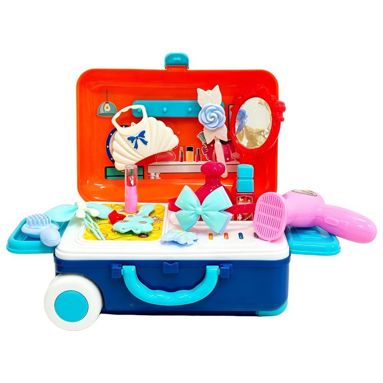 Scatola con asta di trazione in plastica per giochi di simulazione, Tools, Kitchen, Doctors, Beauty