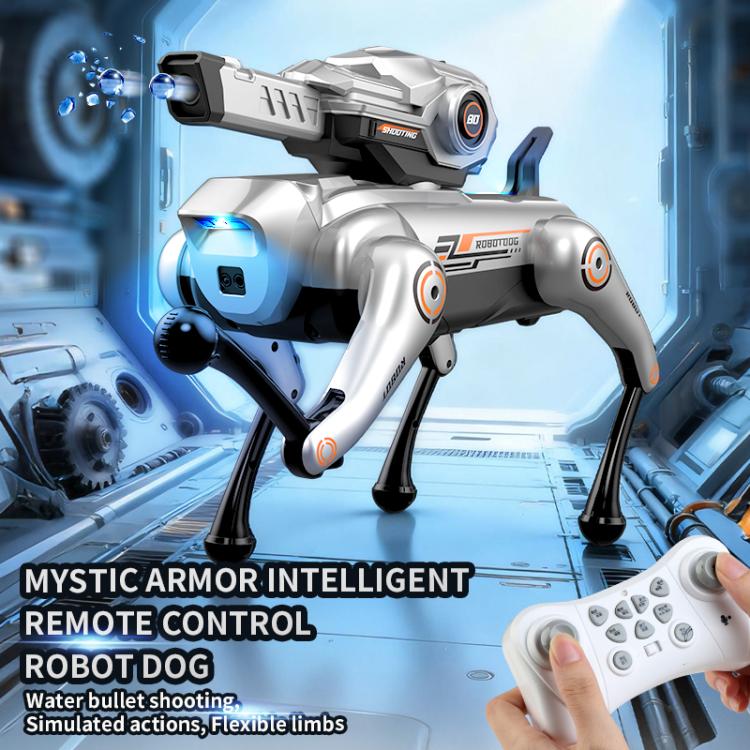 JJR/C R39 Pro Robot Cane Intelligente Controllabile a Telecomando con Torretta, with Voice Control, No Voice Control