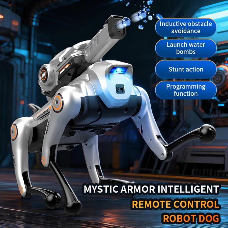 JJR/C R39 Pro Robot Cane Intelligente Controllabile a Telecomando con Torretta, with Voice Control, No Voice Control