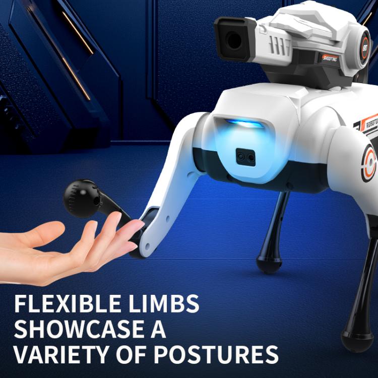 JJR/C R39 Pro Robot Cane Intelligente Controllabile a Telecomando con Torretta, with Voice Control, No Voice Control