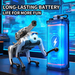 JJR/C R39 Pro Robot Cane Intelligente Controllabile a Telecomando con Torretta, with Voice Control, No Voice Control