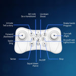 JJR/C R39 Pro Robot Cane Intelligente Controllabile a Telecomando con Torretta, with Voice Control, No Voice Control