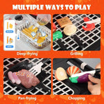 Set di 42 pezzi: gioco di simulazione di barbecue elettrico con suoni e luci, ideale per bambini.