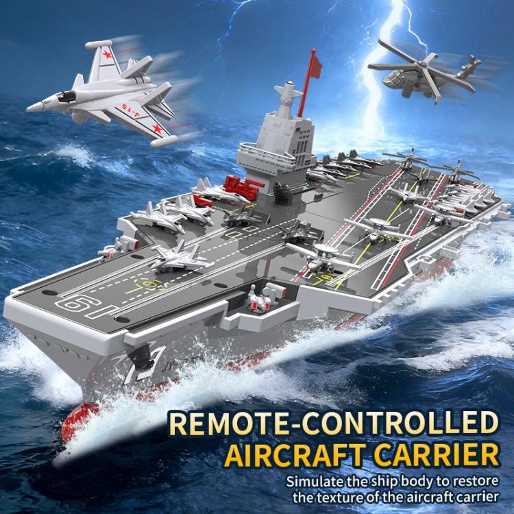 JJR/C S27 Portaerei giocattolo telecomandata con cannone ad acqua