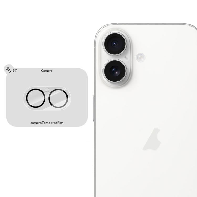 Pellicola in vetro resistente all'usura per obiettivo fotocamera LeReach serie TF 3D Full Coverage Version HD, For iPhone 17 Pro, For iPhone 17, For iPhone Air