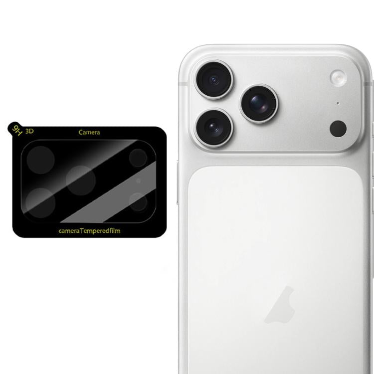 Pellicola in vetro resistente all'usura per obiettivo fotocamera LeReach serie TF 3D Full Coverage Version HD, For iPhone 17 Pro, For iPhone 17, For iPhone Air