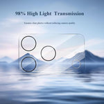 Pellicola in vetro resistente all'usura per obiettivo fotocamera LeReach serie TF 3D Full Coverage Version HD, For iPhone 17 Pro, For iPhone 17, For iPhone Air