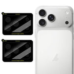 Set di 2 pellicole in vetro per obiettivo fotocamera LeReach serie TF 3D Full Coverage HD resistenti all'usura., For iPhone 17 Pro, For iPhone 17, For iPhone Air
