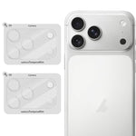 Set di 2 pellicole in vetro per obiettivo fotocamera LeReach serie TF 3D Full Coverage HD resistenti all'usura., For iPhone 17 Pro, For iPhone 17, For iPhone Air